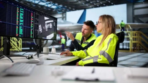 Engineer Repairing Jet Engine Part Stock Footage 317394064