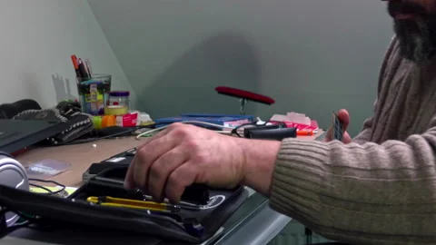 Engineer repairing laptop computer Stock Footage 249328738