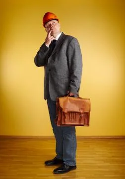 Engineer in room Fotos Stock