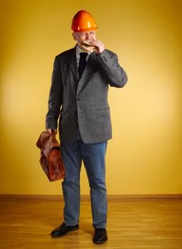 Engineer in room Fotos Stock