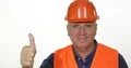 Engineer Smile Pleased and Thumbs Up Making a Good Job Hand Sign 4k or 4k+ Resolution