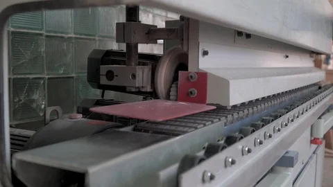 Engineer starting packaging line at pharmaceutical plant. Pharmaceutical Stock Footage 89547893