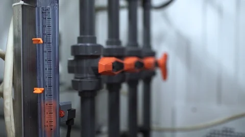 The engineer starts the blower and opens the water supply valves Stock Footage 92581451