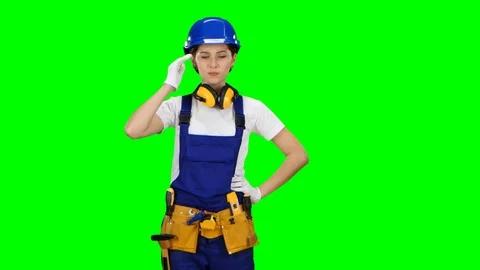 Engineer is suffering from a headache. G... | Stock Video | Pond5