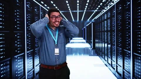 Engineer Suffering From Loud Noise Stock-Footage 283145522