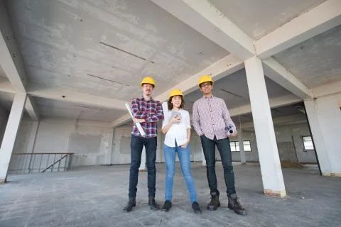 Engineer team Stock Photos