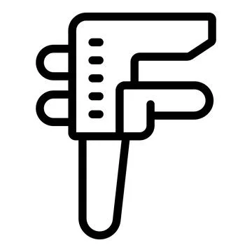 Engineer tool icon outline vector. Industry factory Stock Illustration