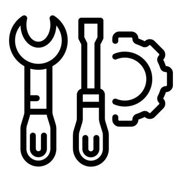 Engineer tools icon outline vector. Industry factory 스톡 일러스트