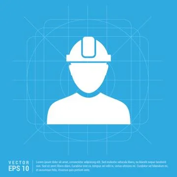 Engineer user Icon Stock Illustration