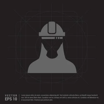 Engineer user Icon Stock Illustration
