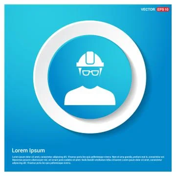 Engineer user Icon Illustrazione stock