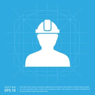 Engineer user Icon Stock Illustration