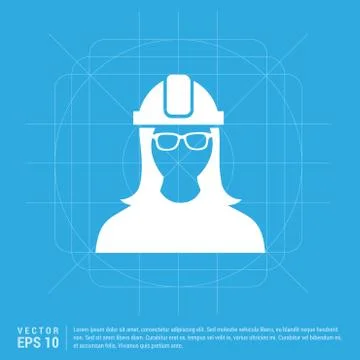 Engineer user Icon Stock Illustration