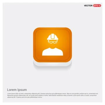 Engineer user Icon Stock Illustration