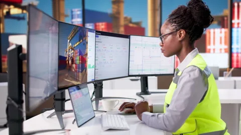 Engineer Using 3D Cad Software Stock Footage 328400689