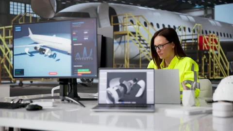Engineer Using Computer Technology Stock Footage 330253368