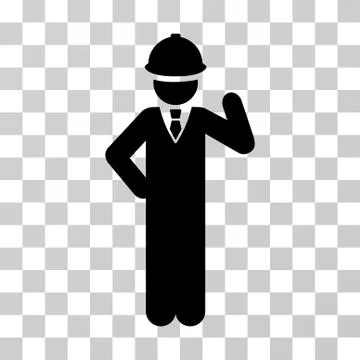 Engineer Vector Icon Stock Illustration