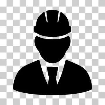 Engineer Vector Icon Stock Illustration