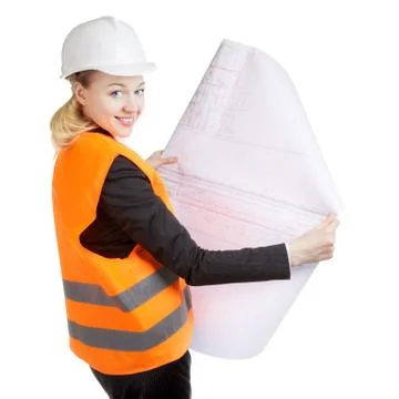 Engineer woman Foto stock