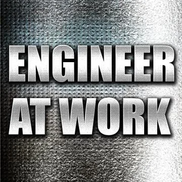 Engineer at work Stock Illustration