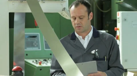 Engineer worker facility checking 1 Stock-Footage 11899630