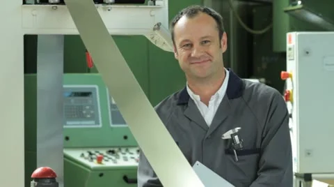 Engineer worker facility look 5 스톡 동영상 11899644