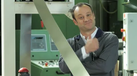 Engineer worker facility OK 1 Video stock 11899649