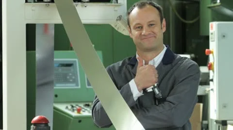 Engineer worker facility OK 2 Stock Footage 11899653