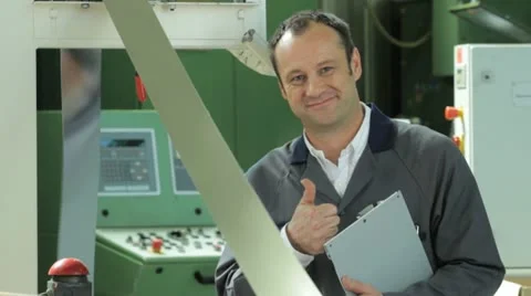 Engineer worker facility OK 3 Stock Footage 11899655