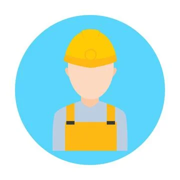 Engineer Worker Icon Illustrazione stock