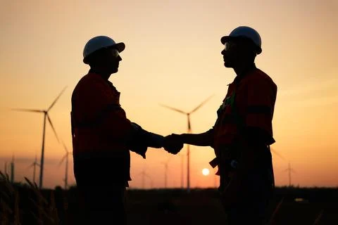 Engineer working with confident. Worker outdoor working. Mega project Stock Photos