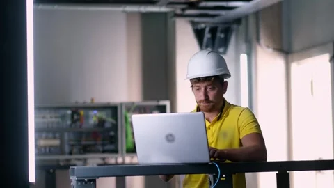 Engineer Working Stock Footage 337712817