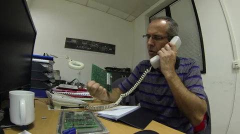 Engineer Working At Office Stock Footage 38153468