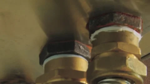Engineered Brass Components Purify Breathing Atmosphere Stock Footage 341067594