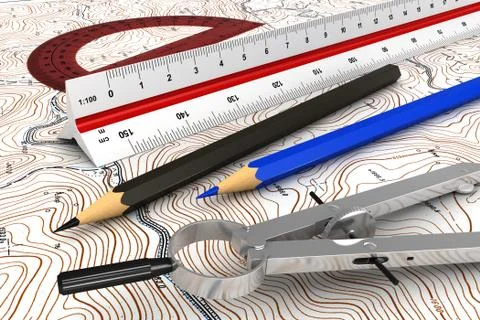 Engineerig tools Stock Illustration