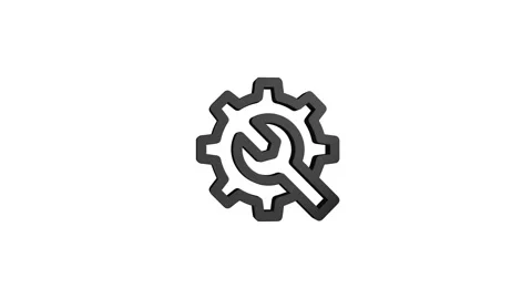 Engineering 3D rendering rotating gear mechanism wheel for teamwork success.. Stock Footage 313462772