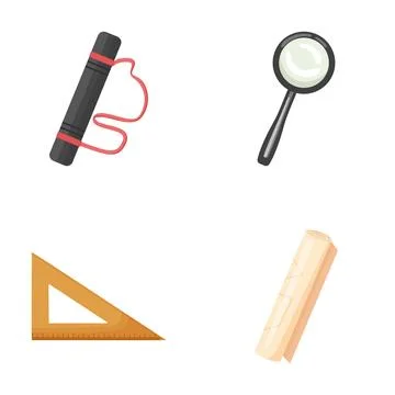 Engineering and architecture drawing tools set 스톡 일러스트