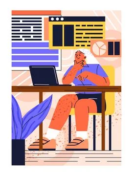 Engineering and programming concept Stock Illustration