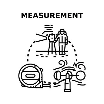 Engineering and scientific measurement process using instruments Stock Illustration