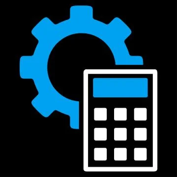 Engineering Calculations Icon Illustrazione stock