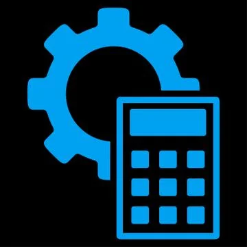 Engineering Calculations Icon Illustrazione stock