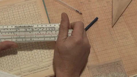 Engineering calculations on the slide rule Vidéo 978627