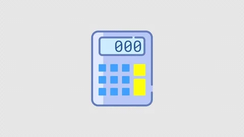Engineering Calculator Technical Math Icon Flat Vector Motion Graphic Animation Vídeo Stock 338237136