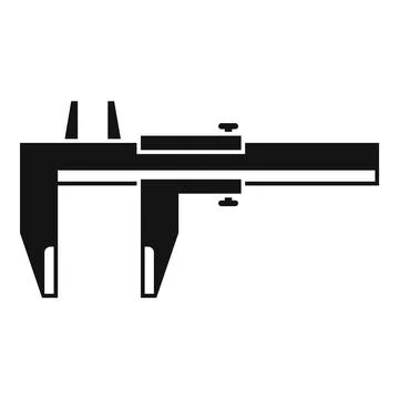 Engineering caliper icon simple vector. Calliper vernier Stock Illustration