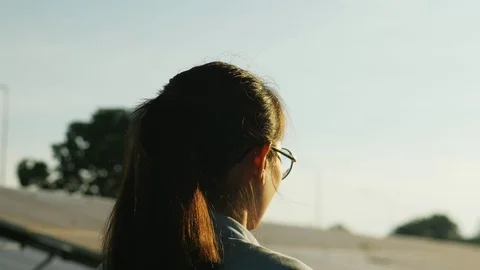 Engineering checking Solar cell Farm, standing near sun panels. Stock Footage 119074060