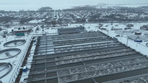 Engineering complex processes wastewater before release Stock Footage 327796344