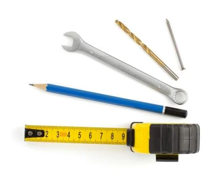 Engineering concept on white Stock Photos