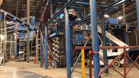 Engineering Construction Timelapse Stock Footage 128857076