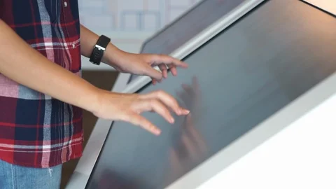 Engineering, control of machines through touch control screens Working concept 库存影片 106293103