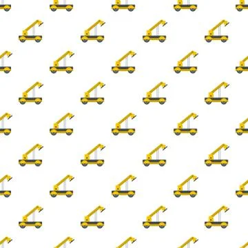 Engineering crane pattern seamless Illustrazione stock